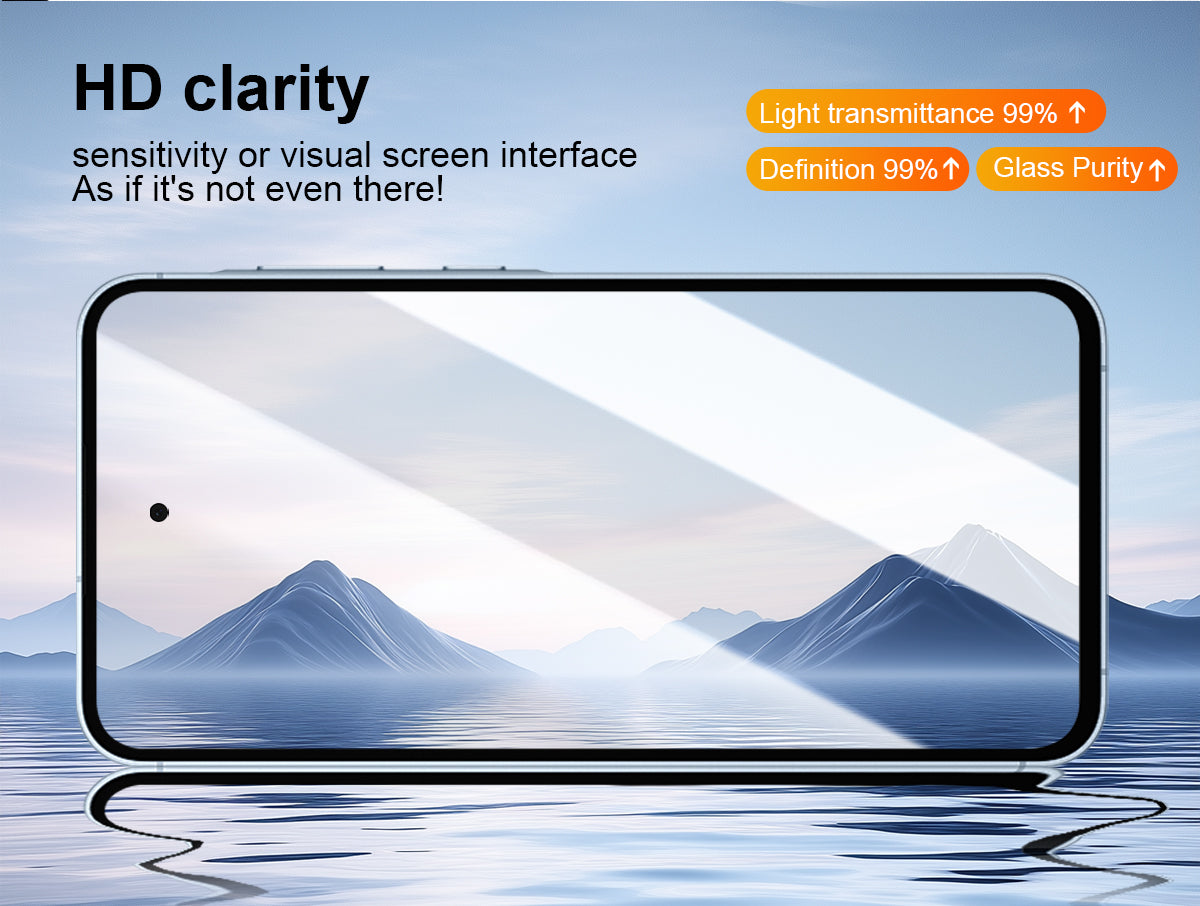 OneFish Screen Protector Samsung , HD Clear or Privacy, 2 Pack