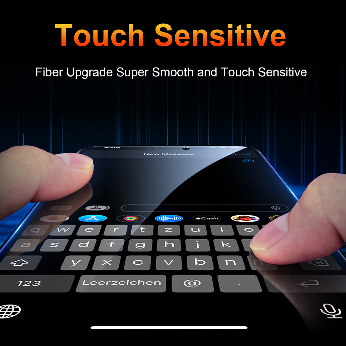 OneFish Screen Protector Compatible with iPhone 11-18 Series HD Clear Tempered Glass Film ,Armor Durable Scratch-Resistant One-Pull Tray Easy Installation Free Bubble Anti-Fingerprint