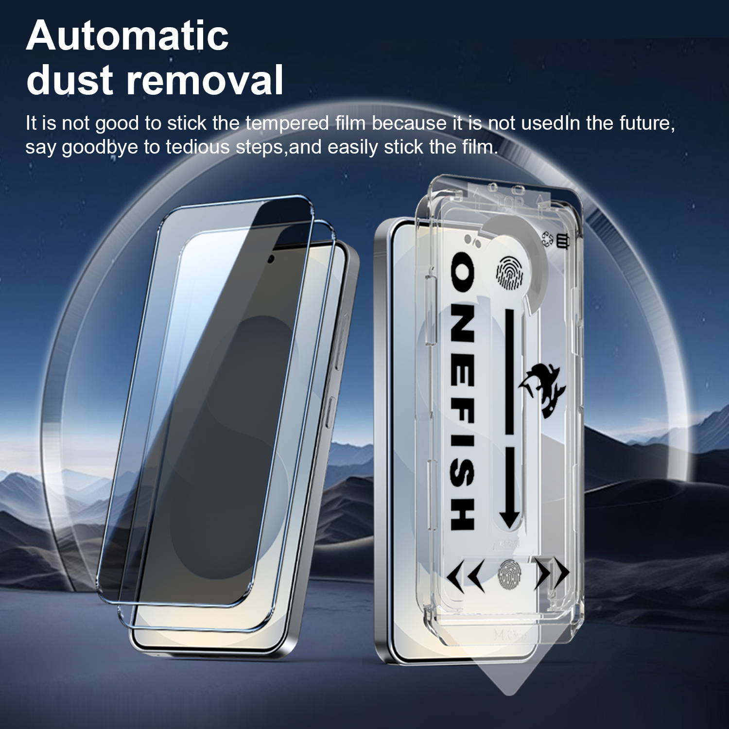 OneFish Screen Protector  Samsung , HD Clear or Privacy, 2 Pack
